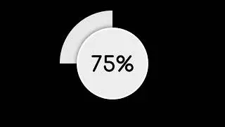4k Loading Bar for video