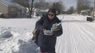 Local mail carriers taking no days off during Central Illinois' snowstorm