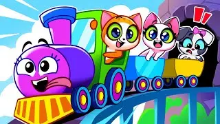 Choo Choo Train Adventures | Safety Rules on the Way | Useful Cartoons for Toddlers | Purr-Purr