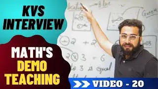 Math's ऐसे पढ़ा दिया तो KVS Demo Teaching में आएंगे Full Marks... KVS Math Demo Teaching