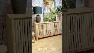 Buffet MARIANO - Ambiance naturelle, exotique et bord de mer gr&acirc;ce au teck et bois flott&eacute; ! #home