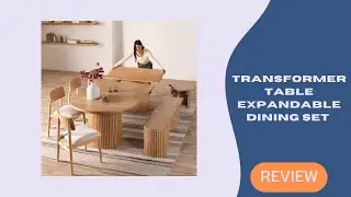 Transformer Table Expandable Dining Set | Modern Space-Saving Furniture for Every Home