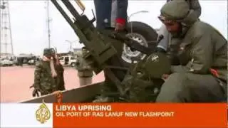 Libya War at OIL PORT