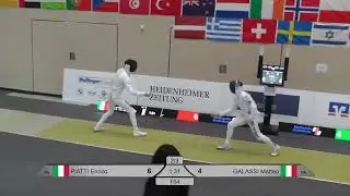2025 98 SME Coupe du Monde, Heidenheim PIATTI Enrico vs GALASSI Matteo