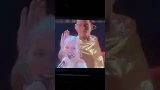 Freya Skye (🇬🇧 JESC 2022) rehersing 'Gold's Gone' on the Decendants/Zombies Worlds Collide tour