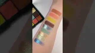HUDA BEAUTY Wild Obsessions Python Swatches #shorts