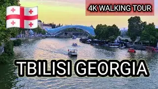 Tbilisi,Georgia 4K Walking Tour 2025 :4K HDR Most intersting city of World 🌎