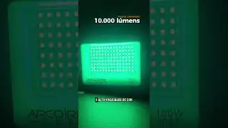 Refletor de Led Verde 100W com IP67 e tecnologia SMD Bivolt Arco &Iacute;ris Led -81738