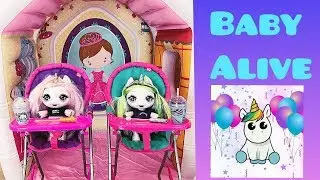 Готовим слайм и кормим единорожек poopsie #BabyAlive #poopsie #videoforkids #slime