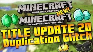 NEW Minecraft Xbox + PS3 Title Update 20 Duplication Glitch Unlimited Items EASY! Tutorial