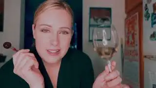 ASMR Wine & Cheese Party/Soft Talking/Eating Sounds/Whispers