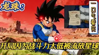 🔥完结！💥独家！《龙珠：开局因为战斗力太低被流放星球》既然长得像贝吉特，那么，狂一点，结合悟吉塔的名把两个名字融合一下，就叫做悟吉特。#玄幻#漫画解说 #龙珠#穿越#有声漫画#爽文#龙珠