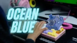 AKKO OCEAN BLUE SWITCH SOUND & TYPING TEST