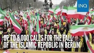 Up to 8,000 calls for the fall of the Islamic Republic in Berlin