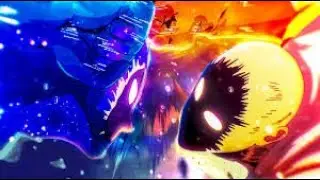 COSMIC GAROU VS SAITAMA FULL FIGHT  ONE PUNCH