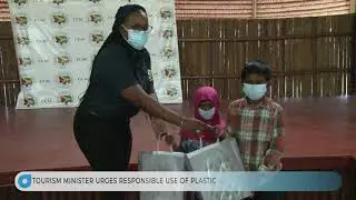 Tourism Minister urges responsible use of plastic