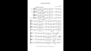Auld Lang Syne (String Quartet)
