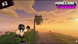 I found Unknown floating island in my..| Solo survival series #2
