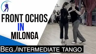 Milonga-Front ochos from linear molinete.