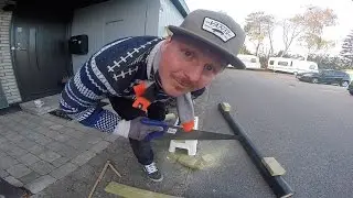 Jeg bygger et snowboard rail (PVC r&oslash;r)