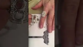 Repurposed Vintage Inspired Ring at Elizabeth Diamond Company