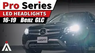Custom H7 LED HEADLIGHT BULBS Mercedes Benz GLC300 GLC250 2016-2019 | Pro-DC Series Review & Install