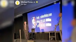 Michael Porter Jr accidentally leaks Adam Silver's cell phone number