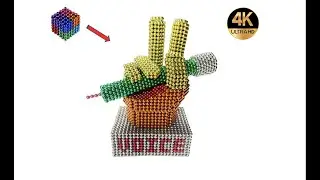 How To Make The Voice Trophy From Magnet balls. #macosmagnet #magnetballs #magnetworld