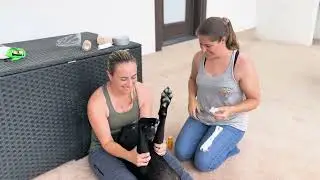 Canine Fire Boot Bandaging