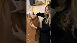Let&rsquo;s compare: synthetic leather without and with some sort of glue to get crisp edges! #sewing