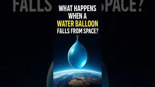 🎈What happen when you drop balloon from space #space #shorts #facts #youtubeshorts #science