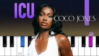 Coco Jones - ICU (Piano tutorial)