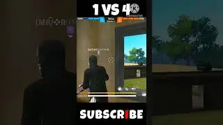 Woodpecker 1 v 4 insane cluch ! Godest FF |#shorts #freefireshorts