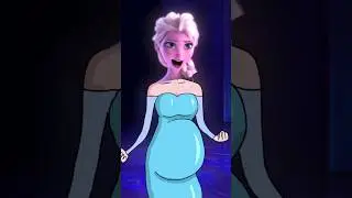 Disney Elsa as Pregnant (funny) 😂