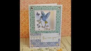 hobbybase craft box 13 - Moroccan Theme - Bird Aperture Card