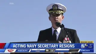 Navy boss resigns amid uproar over firing of ship captain