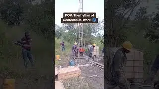 Geotechnical drilling - Borehole #youtubeshorts  #shorts #geology  #drilling  #geotechnicalengineer