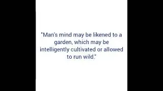 #shorts  James Allen, As a Man Thinketh  #good #quotes #motivation