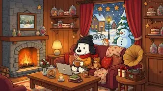 Snooby&rsquo;s Cozy Night Fireplace 🔥 Calm Lofi Beats for Study and Relax to