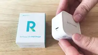 RAVPower 61W GaNFast USB-C Power Delivery Small Wall Charger Unboxing 3-3-20