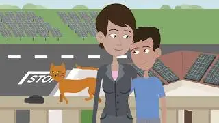 Solar Farm 2D animated Promo