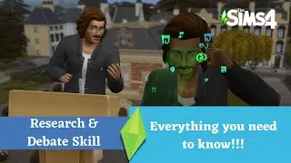 Research and Debate Skill Tutorials ~ The Sims 4