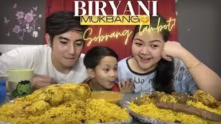 CHICKEN AND BEEF BIRYANI MUKBANG😋 | LAMBOT TO THE BONES! | GAP SQUAD