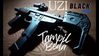 Review WGB UZI Black 6mm #LPEG jadi AEG @Sharp AIRSOFT Channel #mainan #koleksi #upgrade #konversi