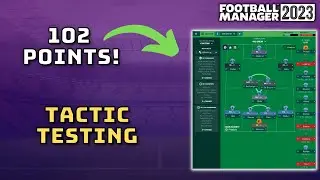 102 Points & 25 Clean Sheets! | FM23 Tactic Testing | 433 DRLW | Football Manager 2023