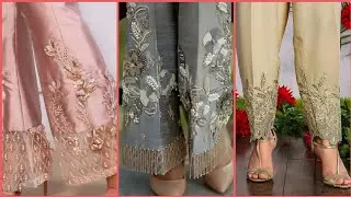 Top Class Embroidered Trousers Design Spring Collection 2019/20