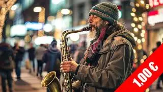 Night Street Sax &mdash; HD Urban Jazz Stock Footage (1080p)