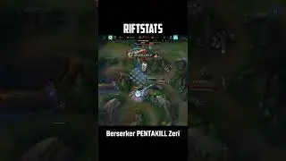 LCS PENTAKILL, Berserker Zeri against FlyQuest