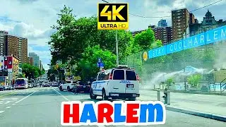 Гарлем-Хайтс: автомобильная экскурсия в 4K по Верхнему Манхэттену 🗽