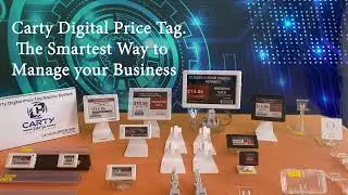 Reintroducing Carty Digital price Tag System with a fresh look and all accessories